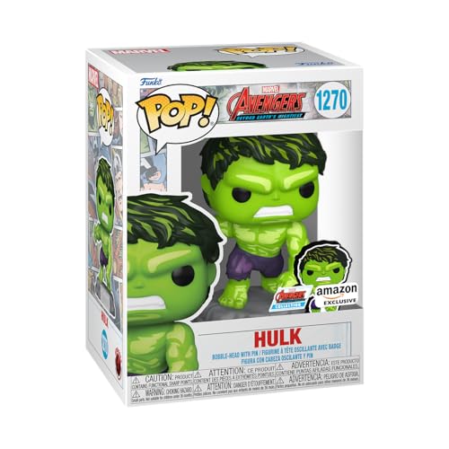 Funko Pop! Marvel: A60- Comic Hulk With Enamel Pin - Marvel... - Jouets & Jeux en promo à 24.43€