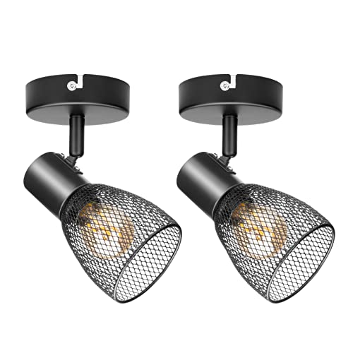 Dehobo Plafonnier Spot Noir, Applique Murale Interieur... - Maison & Cuisine Amazon France à 22.79€
