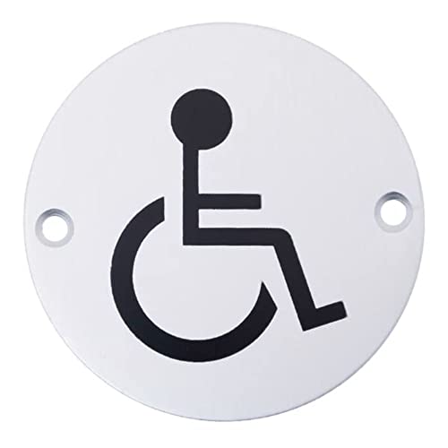 Simbolo disabilitato, alluminio, 76 mm, cartello con... - Maison & Cuisine Amazon Italie à 5.05€