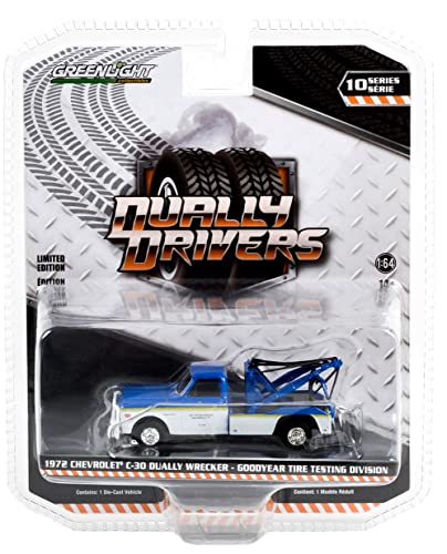Greenlight 46100-B Dually Drivers Serie 10 - 1972 Chevy... - Jouets & Jeux Amazon Italie à 34.54€