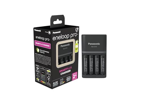 eneloop pro SmartPlus Charger, for 1-4 AA/AAA Rechargeable... - High-Tech & Électronique en promo à 35.93€