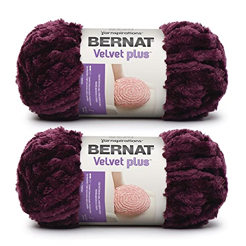 Bernat Velvet Plus - Lot de 2 pelotes de fil en polyester... - Loisirs Créatifs Amazon France à 15.93€