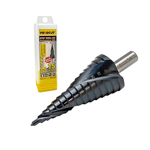YOKOCUT Foret étagé HSS Cobalt pour acier inoxydable et... - Bricolage & Outils Amazon France à 6.99€