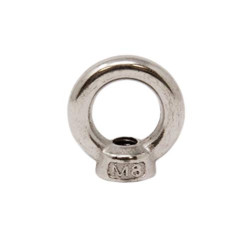 Stainless Steel M8 Eyebolt Provides a Secure Fixing Point... - Home & Kitchen Amazon UK à 1.41€