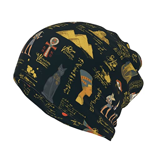 ASYG Hieroglyphs Beanie-Mütze, Slouchy Strickmütze... - Sports & Fitness Amazon Allemagne à 1.70€