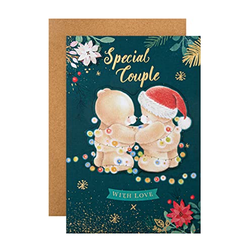 Hallmark Christmas Card for Couple - Cute Festive Forever... - Auto & Motorcycle Amazon UK à 2.77€