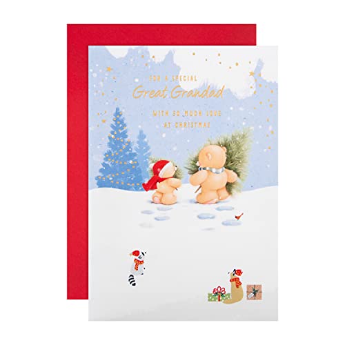 Hallmark Christmas Card for Great Grandad - Cute Winter... - Auto & Motorcycle Amazon UK à 1.66€