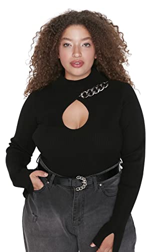 Trendyol TBBAW23AN00120/Siyah Sudadera, Negro, 5XL Grande... - Mode & Vêtements Amazon Espagne à 11.38€