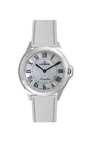 Lorenz Orologi da polso da donna 090006GG, bianco, striscia - Amazon Italie à 118.39€