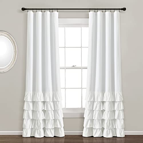 Lush Decor Allison Verdunklungsvorhang mit Rüschen, 100%... - Home & Kitchen Amazon Germany à 24.31€