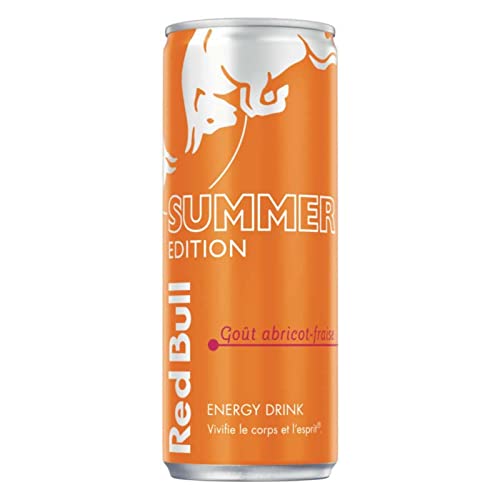 Red Bull Summer Edition Goût Abricot & Fraise, 250ml - Épicerie en promo à 1.55€