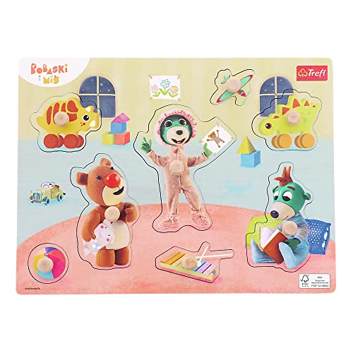 Trefl - Puzzle Biber & Bär, Wooden Toys - Holzspielzeug... - Jouets & Jeux Amazon Allemagne à 7.04€