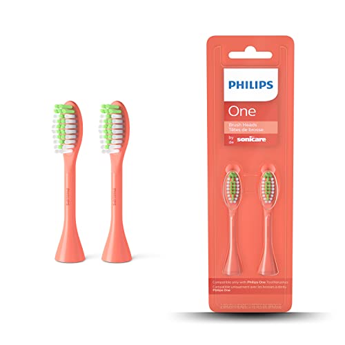 Philips One Lot de 2 têtes de brosse, Miami Coral (Modèle... - Beauté & Parfums Amazon France à 9.99€
