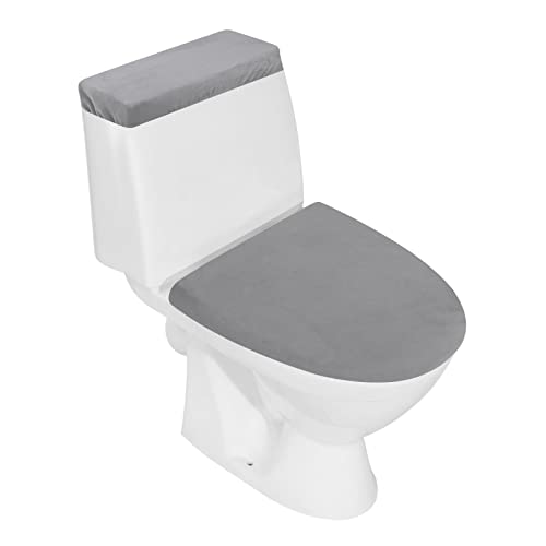 Stretch Velvet Toilet Lid Cover and Toilet Tank Lid Cover... - Sports & Fitness en promo à 15.00€