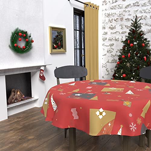 Soleil d'Ocre, Nappe Runden Anti-t ¢ Ches Diamant 180 cm... - Amazon Allemagne à 9.84€