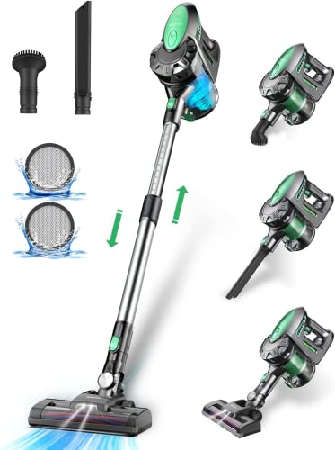Vactidy Cordless Vacuums Cleaner (darkgreen) - Maison & Cuisine Amazon Royaume-Uni à 43.62€