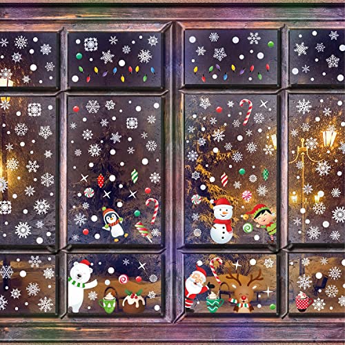 WALPLUS Christmas Window Stickers Clings Xmas Decoration... - High-Tech & Électronique Amazon Royaume-Uni à 5.95€