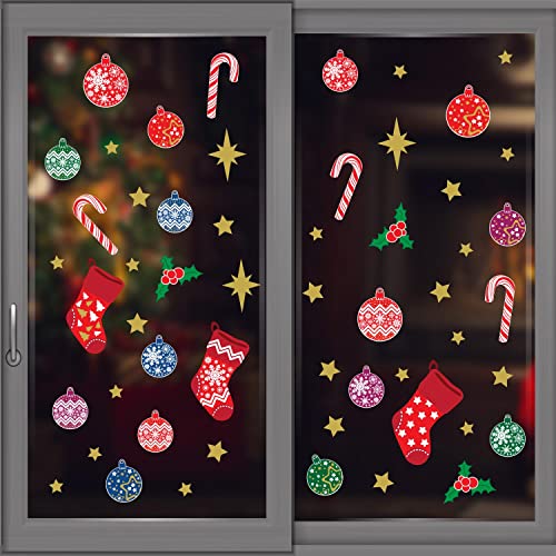 WALPLUS Christmas Window Stickers Clings Xmas... - Tech & Electronics Amazon UK à 5.95€