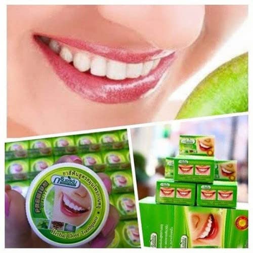 3 X Green HERB Natural Herbal Toothpaste Clove Whitening... - Beauté & Parfums Amazon Italie à 8.93€