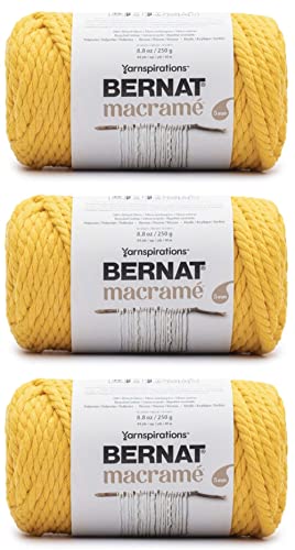 Bernat Makramee-Garn – 3 Stück 250 g – Baumwolle – #6 Super... - Maison & Cuisine Amazon Allemagne à 22.53€