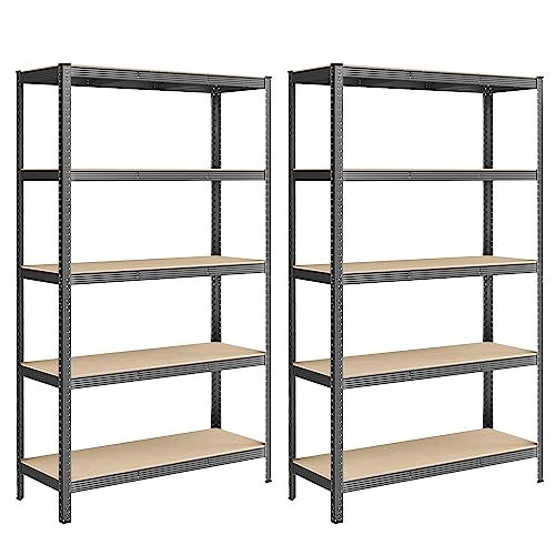 SONGMICS Estantería Pesada de 5 Niveles, Juego de 2... - Jouets & Jeux en promo à 79.95€