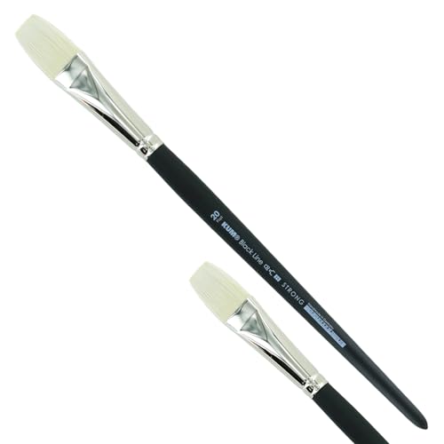 KUM 5122511 - Pincel acrílico y óleo Black Line, plano... - Bricolage & Outils Amazon Espagne à 15.36€
