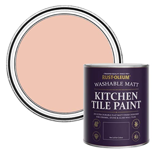 Rust-Oleum Pink water resistant Kitchen Tile Paint in Matt... - Maison & Cuisine en promo à 16.99€