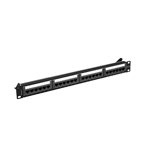 LANBERG PPUA-1024-B Panel Patch 24 PORT 1U CAT.6A UTP Black - Maison & Cuisine Amazon Royaume-Uni à 41.54€