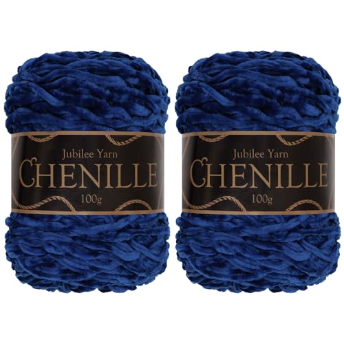 JubileeYarn - Ovillo de chenilla, peso peinado, 100... - Maison & Cuisine Amazon Espagne à 11.24€