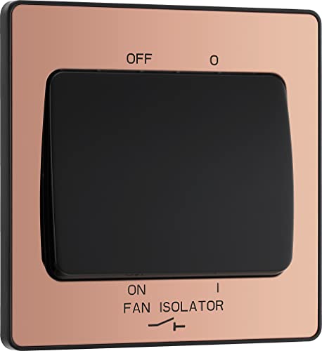 British General Evolve Polished Copper Fan Isolator Switch... - Maison & Cuisine Amazon Royaume-Uni à 8.35€