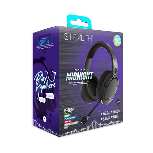 STEALTH PANTHER Over Ear Gaming Headset PS4/PS5, XBOX... - High-Tech & Électronique Amazon Royaume-Uni à 12.99€