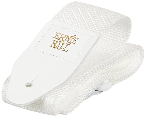 Ernie Ball White & White Polypro Guitar Strap - Sports & Fitness Amazon Spain à 6.00€