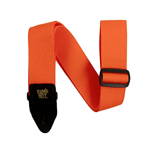Ernie Ball Orange & Black Polypro Guitar Strap - Sports & Fitness en promo à 6.00€