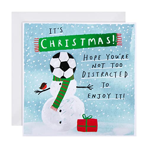 Hallmark Christmas Card - Funny Football Design - Sports & Fitness en promo à 1.42€