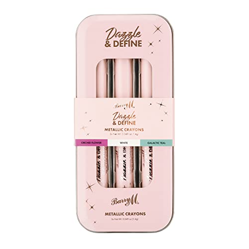 Barry M Dazzle & Define Metallic Crayons, Shade Metallic... - Beauté & Parfums Amazon Royaume-Uni à 7.43€