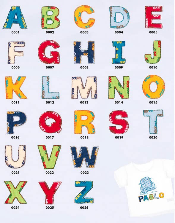 Letras bordadas infantiles para ropa, parches ropa, elige... - Mode & Vêtements en promo à 1.40€