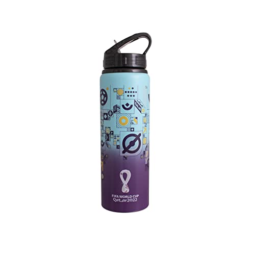 FIFA 2022 Qatar World Cup 750ml Aluminium Fade Bottle with... - Bon plan à 3.78€