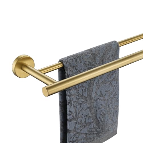 JQK TB100L27-BG Barre double pour serviettes de bain, 76,2... - Bricolage & Outils Amazon France à 50.94€