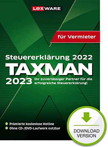 TAXMAN 2023 (für Steuerjahr 2022)| Download |... - High-Tech & Électronique Amazon Allemagne à 23.99€