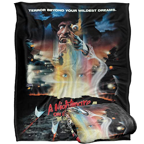 NIGHTMARE ON ELM STREET A Blanket, 152 x 127 cm 4 Poster... - Maison & Cuisine Amazon Royaume-Uni à 7.50€