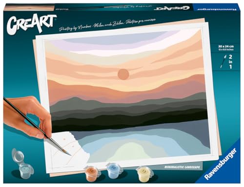 Ravensburger – CreArt 30x24 cm– Paysage Minimaliste –... - Jouets & Jeux en promo à 12.58€
