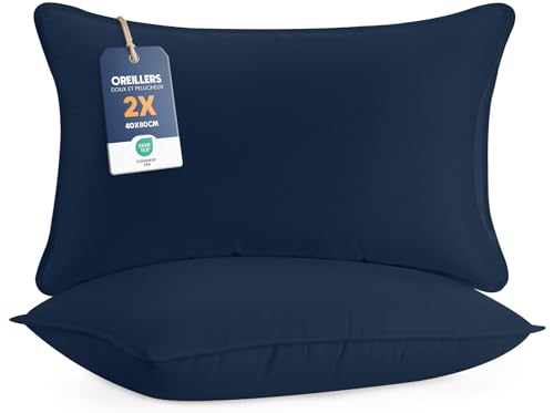 Utopia Bedding Pillow (Lot de 2), 40 x 80 cm, Oreiller de... - Maison & Cuisine Amazon France à 18.90€