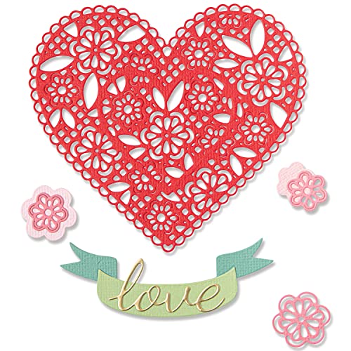 Sizzix Thinlits Die Set 10PK Doily Heart by Jennifer... - Erreur de prix -74% à 4.50€