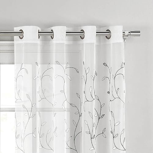 Creative Home Ideas Cortinas Transparentes Bordadas con... - Home & Kitchen Amazon Spain à 7.60€