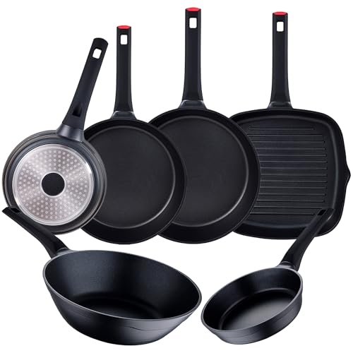 Set mit 4 Pfannen + Wok + Grillpfanne San Ignacio. - Maison & Cuisine Amazon Allemagne à 123.79€