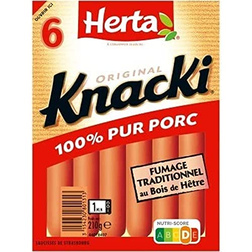 Herta Knacki original 6p - La boite de 6p - Épicerie en promo à 1.89€