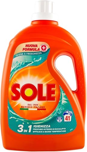 Sole Detersivo Lavatrice Igiene e Freschezza 41 Lavaggi... - Bébé & Puériculture Amazon Italie à 3.54€