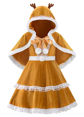 ReliBeauty Déguisement Renne pour Filles Costume Cerf Robe... - Jouets & Jeux Amazon France à 19.99€