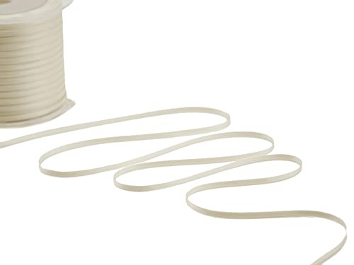 Furlanis - Nastro Doppio Raso, Tessuto Italiano - Latte, 3... - Loisirs Créatifs en promo à 11.00€