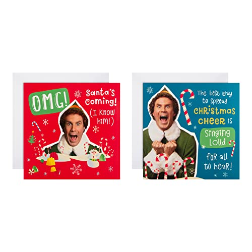 Hallmark Christmas Cards, Pack of 16, 2 Buddy the Elf... - Auto & Moto en promo à 2.32€